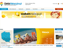 Tablet Screenshot of gieldawakacyjna.pl